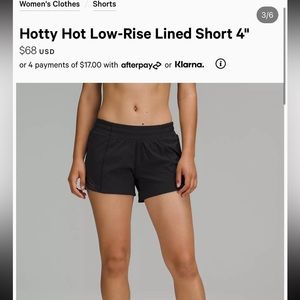 Lululemon shorts